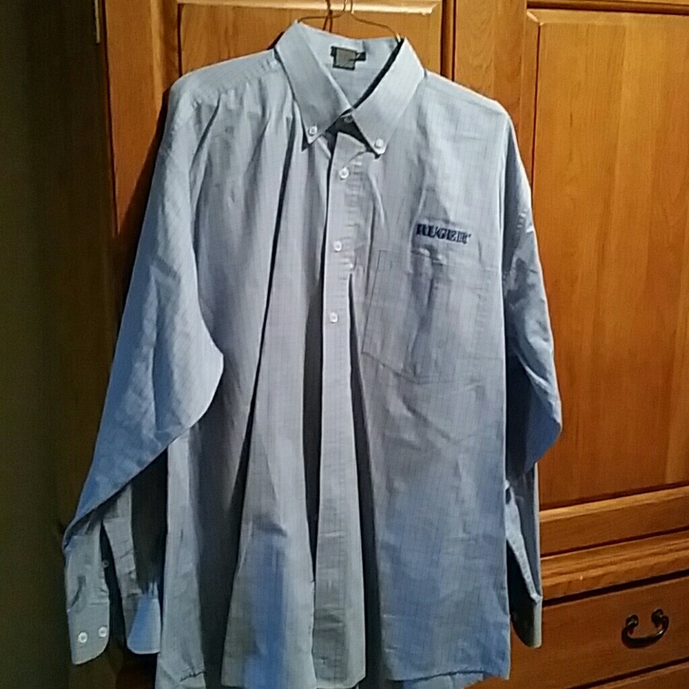Man's Ruger button-down long sleeve shirt
